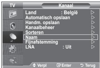 SAMSUNG LE52M87BD - Kanalen kriijgen automatisch een naam toegewezen wanneer kanaalinformatie worden uitgezonden. U kurz deze names wijzigem en neue nameen toewijzen. - 1