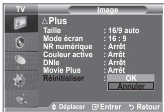 SAMSUNG LE52M87BD - Réinitialisation des paramètres d'image à leur valeur par défaut. - 2