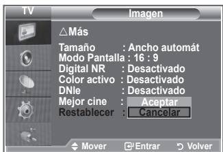 SAMSUNG LE52M87BD - Reajuste de los values de laImagen a los values predefinidos de fabrica - 2