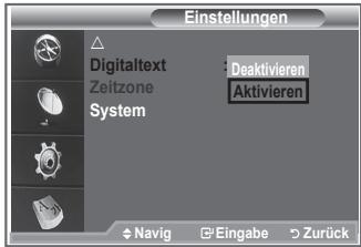 SAMSUNG LE52M87BD - Wenn das Programm mit Digitaltext gesendet wird, ist diese Funktion aktiviert. - 1