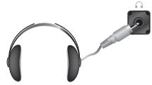 SAMSUNG LE52M87BD - Collegamento delle cuffie - 1