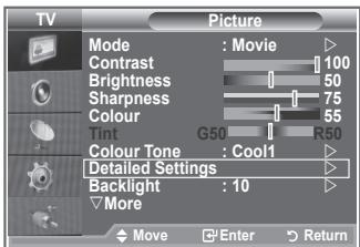 SAMSUNG LE52M87BD - Svetlost zaslona lahko prilagodite tako, da prilagodite osvetlitev LCD-zaslona. (0~10) - 3