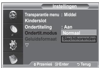 SAMSUNG LE52M87BD - De ontdertitelingsmodus instellen - 1