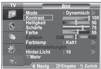 SAMSUNG LE52M87BD - Das Gerät verfügbar über mehrere Einstellmöglichkeiten für die Bildqualität. - 1