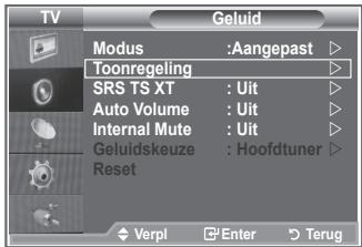 SAMSUNG LE52M87BD - De geluidsinstellungen aanpassen - 1