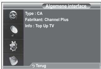 SAMSUNG LE52M87BD - Met deze optie geeft u informatatie over een CAM in de Cl-sleuf\ weer. - 1