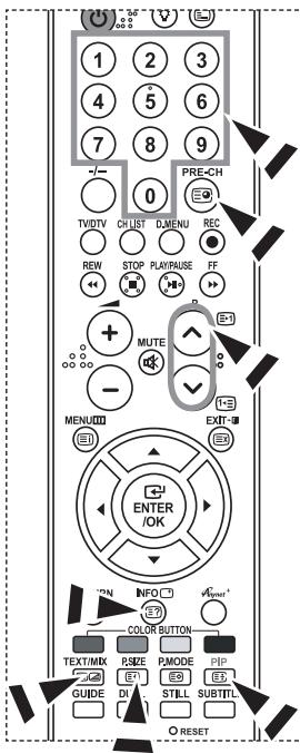 SAMSUNG LE52M87BD - Izbira strani teleteksta - 1