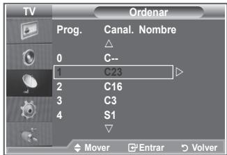 SAMSUNG LE52M87BD - Puede intercambiary los nombres de dos canales: - 2