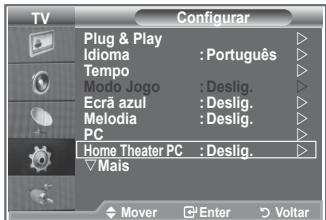 SAMSUNG LE52M87BD - Definir o Home Theater PC - 1