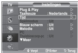 SAMSUNG LE52M87BD - De huidigeijd instellen en weergeven - 1