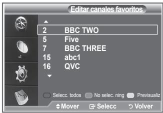 SAMSUNG LE52M87BD - Se peut usar esta funciona cuando uno o más canales favoritos se han seleccionado. - 3