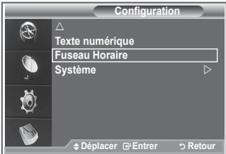 SAMSUNG LE52M87BD - Sélection du fuseau horaire (espagne uniquement) - 1