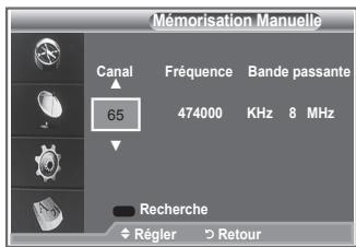SAMSUNG LE52M87BD - Mise à jour manuelle de la liste des chaînes - 1