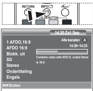 SAMSUNG LE52M87BD - Programma-informatie weergeven - 1