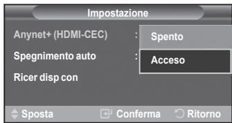 SAMSUNG LE52M87BD - Disattivazione automatica di un dispositivo Anynet+ allo spegnimento del teilevisore - 2