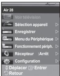 SAMSUNG LE52M87BD - Recherche d'appareils anynet+ et basculement entre des appareils - 1