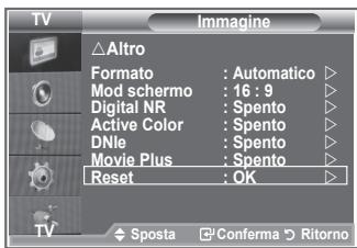 SAMSUNG LE52M87BD - Ripristino delle impostazioni predefinite dell'immagine - 1