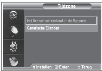 SAMSUNG LE52M87BD - De tijdzone selecteren (uitsluitend Spanje) - 2