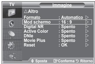 SAMSUNG LE52M87BD - Selezione della modalità schermo - 1
