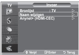 SAMSUNG LE52M87BD - Geef het apparaat aangesloten op de ingangen een naam om de selectie van ingangsbron makkelijker te make. - 1