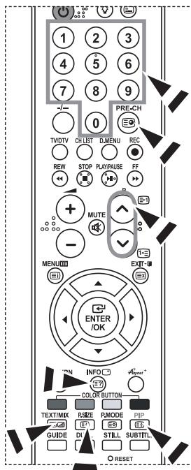 SAMSUNG LE52M87BD - Selecting a Specific Teletext Page - 1