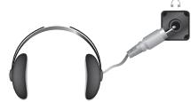 SAMSUNG LE52M87BD - De hoofdtelefoon aansluiten - 1