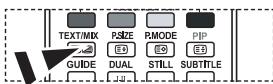 SAMSUNG LE52M87BD - Teletekstpagea selecteren via Fastekst - 1