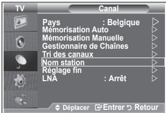 SAMSUNG LE52M87BD - Attribution de noms aux canaux - 1