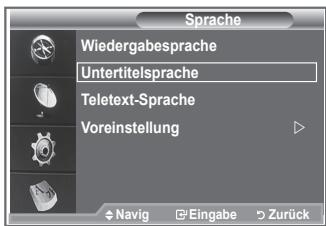 SAMSUNG LE52M87BD - Zeigt die Sprachinformationen für den eingehenden Audiostrom an. - 2
