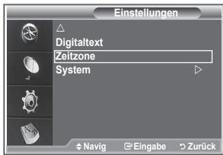 SAMSUNG LE52M87BD - Wahlen Sie die Zeitzone entsprechend Ihrwohnsitz aus. - 1