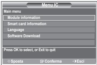 SAMSUNG LE52M87BD - Ciò permette all'utente di accedere al menu della CAM. - 1