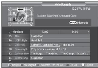 SAMSUNG LE52M87BD - Programma-informatie weergeven - 3