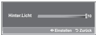 SAMSUNG LE52M87BD - Sie können die Bildschirmhelligkeit durch Einregeln der LCD-Hintergrundhelligkeit anpassen. (0~10) - 2