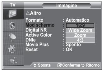 SAMSUNG LE52M87BD - Selezione della modalità schermo - 2