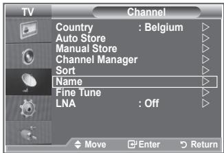 SAMSUNG LE52M87BD - Assigning Channels Names - 1