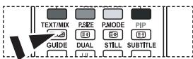 SAMSUNG LE52M87BD - Uso de Fastext para selectionar una página del teletexto - 1