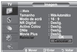 SAMSUNG LE52M87BD - Repor as predefinições de imagem - 2