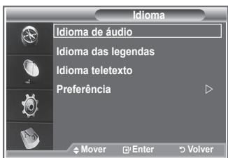 SAMSUNG LE52M87BD - Mostra as informações linguíticas relativamente à transmissão recebida. - 1