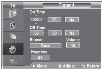 SAMSUNG LE52M87BD - Switching the Television On and Off Automatically - 2