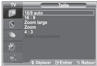 SAMSUNG LE52M87BD - Changement de la taille de l'image - 2
