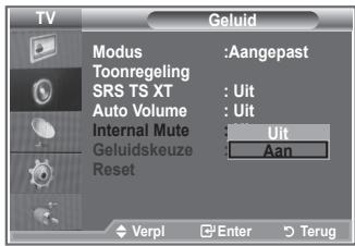 SAMSUNG LE52M87BD - De interne mute selecteren - 2
