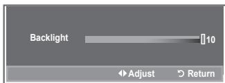 SAMSUNG LE52M87BD - You can adjust the screen brightness by adjusting the LCD backlight brightness. (0~10) - 2
