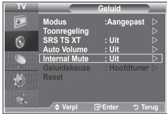 SAMSUNG LE52M87BD - De interne mute selecteren - 1