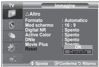 SAMSUNG LE52M87BD - Ripristino delle impostazioni predefinite dell'immagine - 2