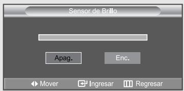 Sensor de Brillo Apag. Enc. Mover Ingresar Regresar