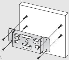 SAMSUNG LN-R238WXC - Cómo ensamblar el Soporte de montaje de pared - 1