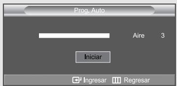 Prog. Auto Aire 3 Iniciar Ingresar Regresar