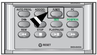 AUTO PROG ADD/DEL PSIZE PC DN# SIZE POSITION REW STOP PLAY/PAUSE FF RESET BN34405A
