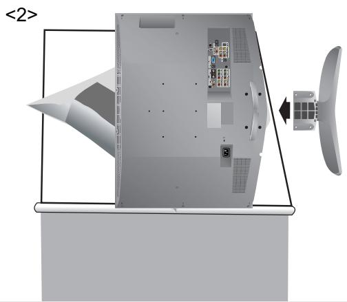 SAMSUNG LN-R238WXC - Installing the stand - 1