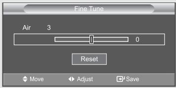 Fine Tune Air 3 0 Reset Move Adjust Save